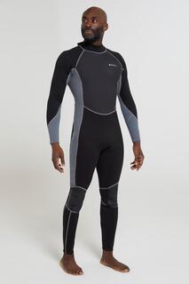 Полный гидрокостюм Contour Fit с регулируемой застежкой на шею для мужчин Mountain Warehouse, серый