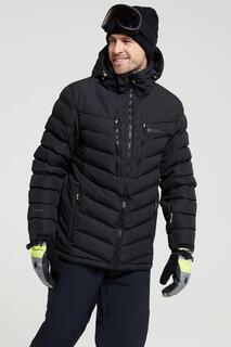 Лыжная куртка Vulcan II с подкладкой, дышащая и снегозащитная куртка Mountain Warehouse, черный