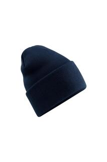 Оригинальная шапка с глубокими манжетами Beechfield, темно-синий Beechfield®