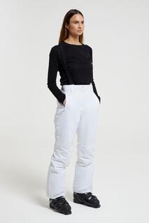 Лыжные брюки Moon Снегозащитные регулируемые брюки Mountain Warehouse, белый