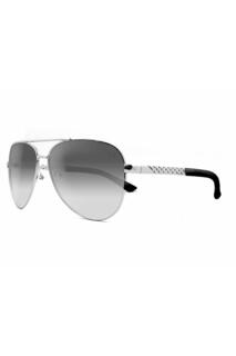 Солнцезащитные очки-авиаторы Ruby Rocks Dominica, серебро