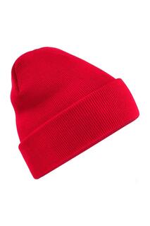 Оригинальная шапка с манжетами из переработанных материалов Beechfield, красный Beechfield®