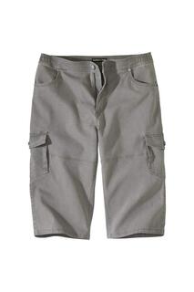 Джинсовые укороченные брюки карго Atlas for Men, серый