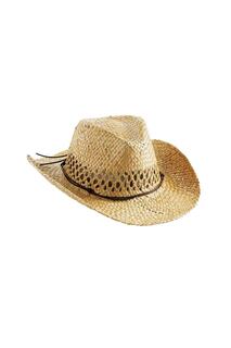 Соломенная ковбойская шляпа Beechfield, обнаженная