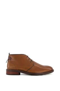 Кожаные ботинки чукка &apos;Mancent&apos; Dune London, коричневый