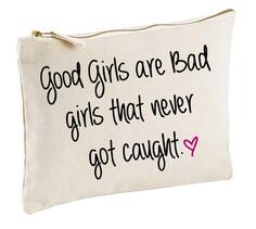 Хорошие девочки — плохие девочки, которых никогда не ловили Натуральная косметичка 60 SECOND MAKEOVER, бежевый