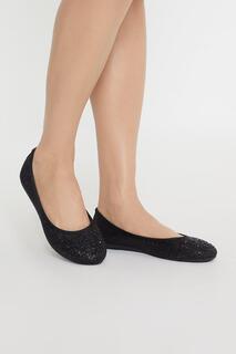 Хорошо для подошвы: балетки Tammy Sparkly Comfort Dorothy Perkins, черный