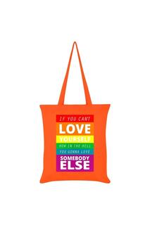 Большая сумка «Если ты не можешь любить себя» Grindstore, мультиколор