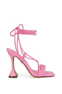 Туфли «Axel» со ​​шнуровкой и квадратным носком, скульптурный каблук XY London, розовый