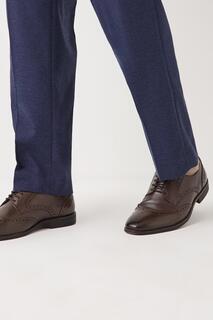 Кожаные броги на шнуровке Thomas Blunt Debenhams, коричневый