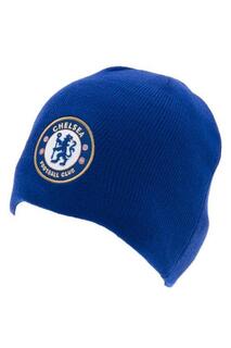 Официальная вязаная шапка Chelsea FC, синий