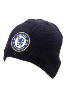 Официальная вязаная шапка Chelsea FC, темно-синий