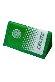 Официальный кошелек Fade Football Crest Design Celtic FC, зеленый