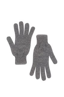 Очень большие перчатки Caldbeck из кашемира и мериносовой шерсти Pure Luxuries London, серый