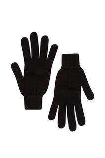 Очень большие перчатки Caldbeck из кашемира и мериносовой шерсти Pure Luxuries London, черный
