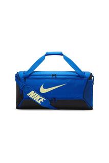 Спортивная сумка Brasilia Swoosh Training объемом 60 л Nike, синий