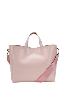 Большая сумка с ландшафтным дизайном и внутренней сумкой Claudia Canova, розовый