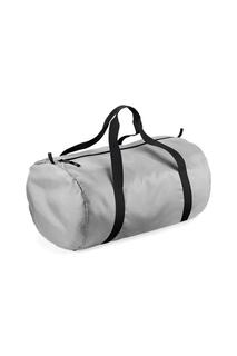 Спортивная сумка Packaway Bagbase, серебро