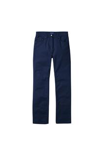 Цветные джинсы 27 дюймов (68,5 см) по внутренней стороне штанины Cotton Traders, синий
