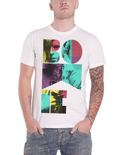 Цветная футболка с саксофоном David Bowie, белый