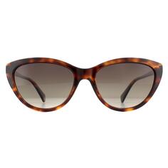 Поляризованные солнцезащитные очки Cat Eye Havana Brown с градиентом Polaroid, коричневый