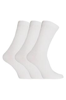 Очень широкие удобные носки для диабетиков (3 пары) Universal Textiles, белый