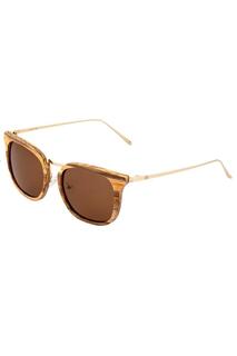 Поляризованные солнцезащитные очки Nosara Earth Wood, коричневый