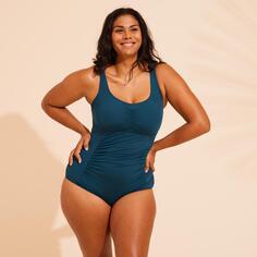 Цельный купальник Decathlon Fitness Mary Nabaiji, синий