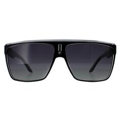 Поляризованные солнцезащитные очки Shield, черные, белые, серые, 22 штуки с градиентом Carrera, черный