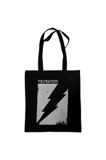 Большая сумка-тоут Ex-Tour с молнией Foo Fighters, черный
