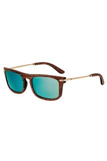 Поляризованные солнцезащитные очки Квинсленда Earth Wood, синий