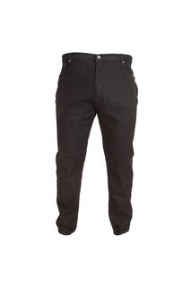 Джинсы-стрейч London Kingsize Balfour Comfort Fit Duke Clothing, черный