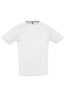 Спортивная футболка с короткими рукавами SOL&apos;S, белый Sol's