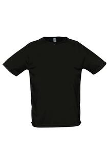 Спортивная футболка с короткими рукавами SOL&apos;S, черный Sol's