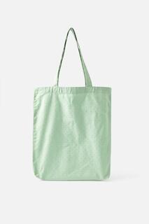 Большая сумка-шоппер с принтом Accessorize, зеленый