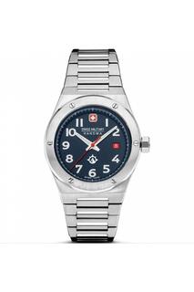Спортивные аналоговые кварцевые часы Sonoran из нержавеющей стали — Smwgh2101903 Swiss Military Hanowa, синий
