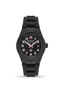 Спортивные аналоговые кварцевые часы Sonoran из нержавеющей стали — Smwgn2101930 Swiss Military Hanowa, черный