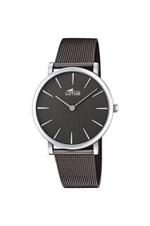 Спортивные аналоговые кварцевые часы из нержавеющей стали - L18771/1 Lotus, черный