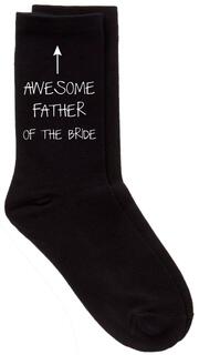 Потрясающие черные носки для отца невесты 60 SECOND MAKEOVER, черный