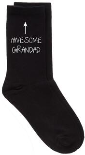 Потрясающие черные носки до середины икры Grandad 60 SECOND MAKEOVER, черный