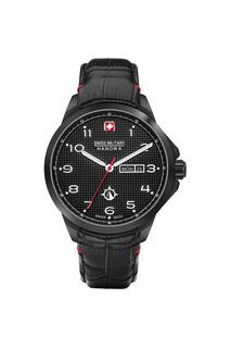 Спортивные аналоговые часы Land из нержавеющей стали — Smwgb2100330 Swiss Military Hanowa, черный