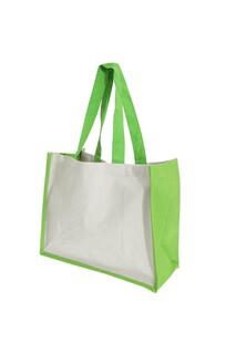 Джутовая сумка-шоппер для детской кроватки Printers (21 литр) (2 шт. в упаковке) Westford Mill, зеленый