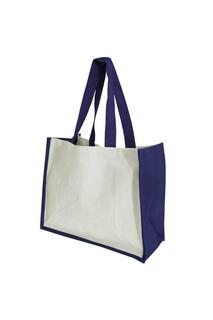 Джутовая сумка-шоппер для детской кроватки Printers (21 литр) (2 шт. в упаковке) Westford Mill, темно-синий