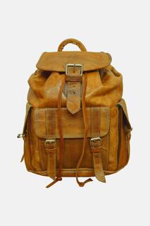 Большой кожаный рюкзак The Larache Berber Leather, коричневый