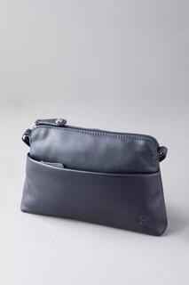 Маленькая кожаная сумка через плечо &apos;Rydal&apos; Lakeland Leather, синий