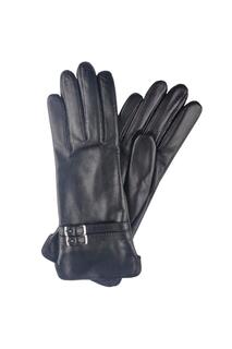 Кожаные перчатки с двумя пряжками Lakeland Leather, черный
