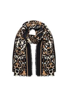 Большой прямоугольный шарф нейтрального цвета &apos;Wildcat&apos; Bibi Bijoux, мультиколор