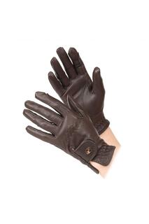 Кожаные перчатки для верховой езды Aubrion, коричневый