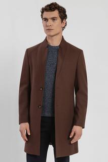 Пальто с перевернутым воротником Steel &amp; Jelly, коричневый
