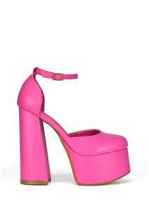 Туфли на очень высокой платформе и массивном каблуке &apos;Rae&apos; XY London, розовый